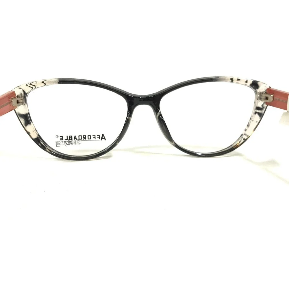 Affordable Designs Eyeglasses Frames ZILLA BROWN Cat Eye Full Rim 53-16-140